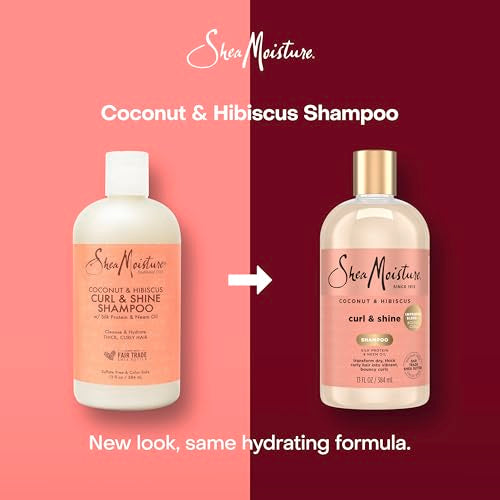 SheaMoisture Coconut & Hibiscus Curl Shampoo 13oz