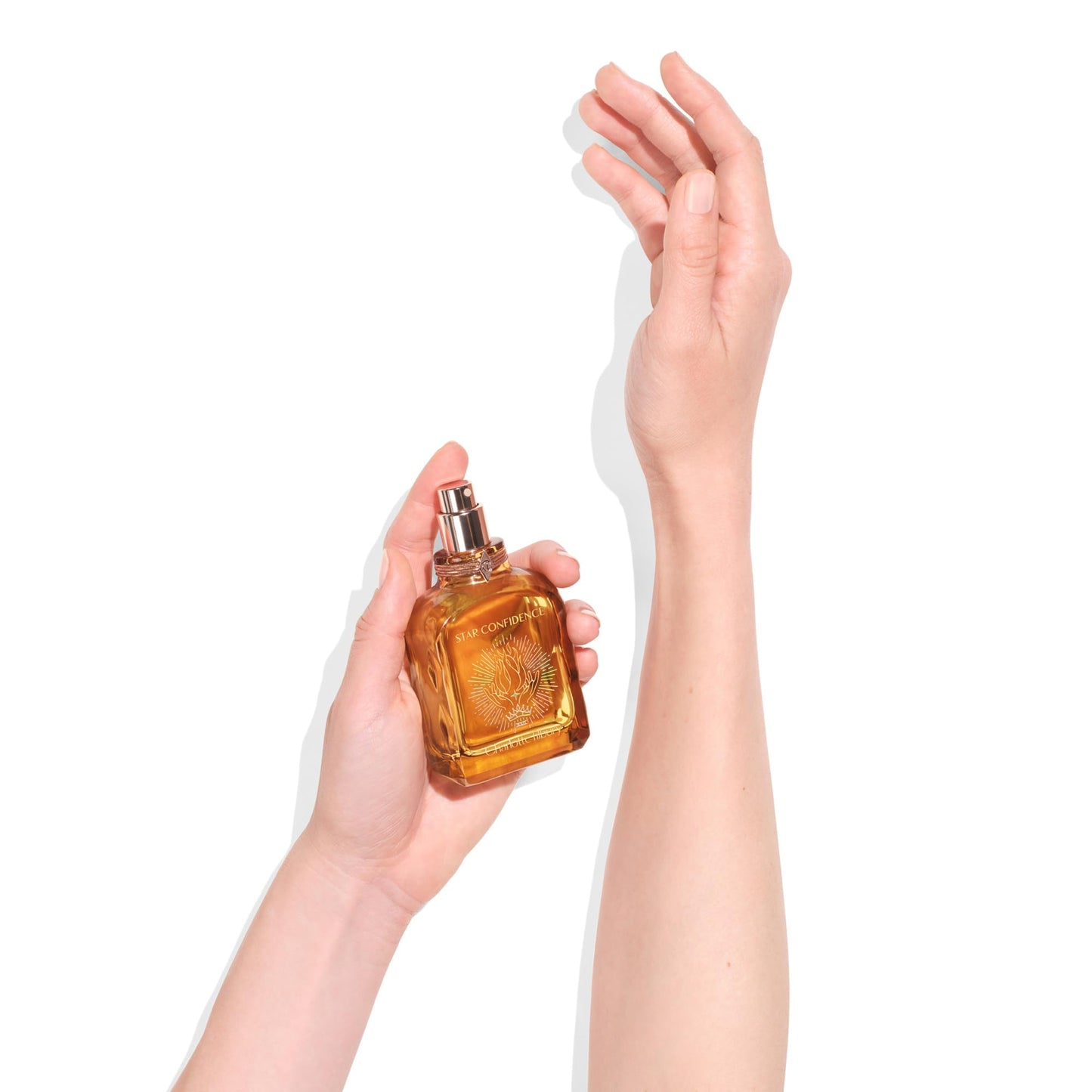 Charlotte Tilbury Star Confidence Eau De Parfum - Pheromone Enhancing Blackcurrant & Jasmine Fragrance with Natural Patchouli Oil - Long-Lasting Floral Woody Scent (10ml)