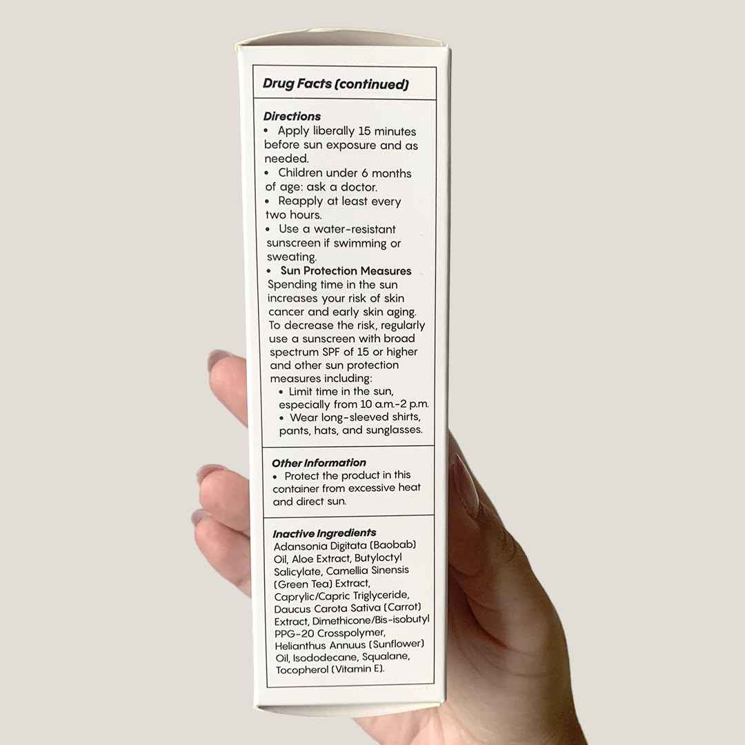 JESS BEAUTY | Let it Sun 50+ Sunscreen Green Tea & Aloe Extract | Skincare Sun Protection 1.7 fl oz