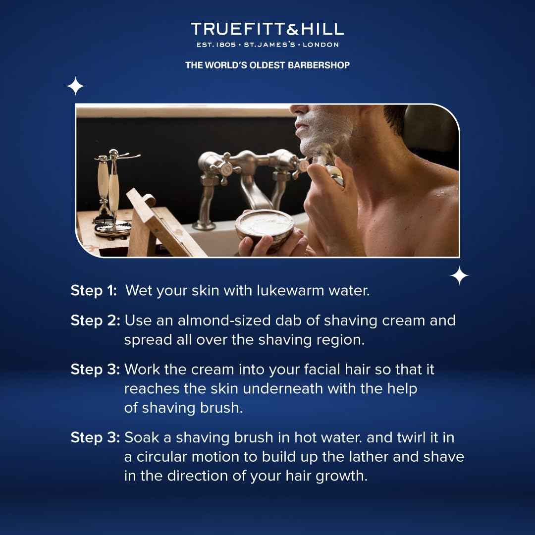 Truefitt & Hill Sensitive Shave Gel - No. 10 - Traditional Formula to Reduce Redness, and Swelling, Soothes and Calms Irritated Skin and Razor Burn for a Gentle Cooling Shave - 4.2 oz.