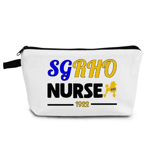 YULUENZE Sorority Makeup Bag Sigma Gamma Rho Nurse Gifts SGRHO Nurse 1922 Sorority Paraphernalia Gift SGR Graduation Present Greek Sorority Present for Women