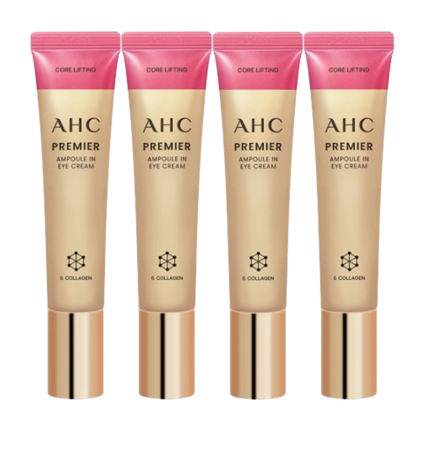 AHC 2024 Season12 Premier Ampoule in Core Lifting Eye Cream Eye Cream For Face 40ml X 4ea With ROSANO Oil Control Paper