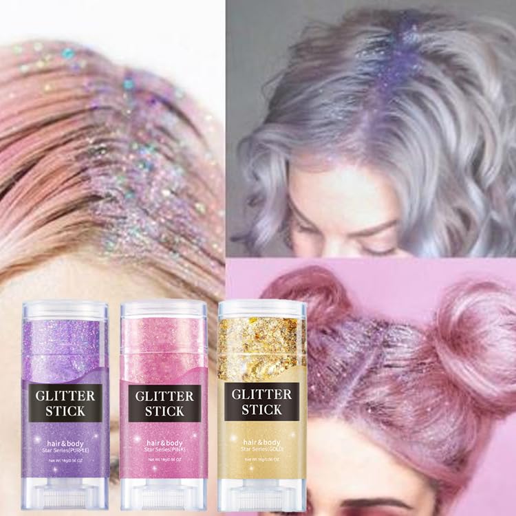 Face & Body Glitter Stick - Waterproof Shimmer Makeup
