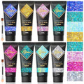 8-Pack Holographic Glitter Gel - Face, Body & Hair Makeup
