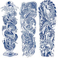 Dragon Temporary Tattoos - 3-Sheet Plant-Based Semi-Permanent