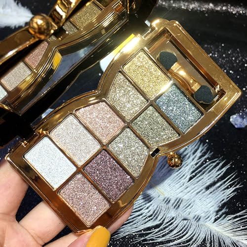 10 Color Glitter Eyeshadow Palette - Shimmer & Matte