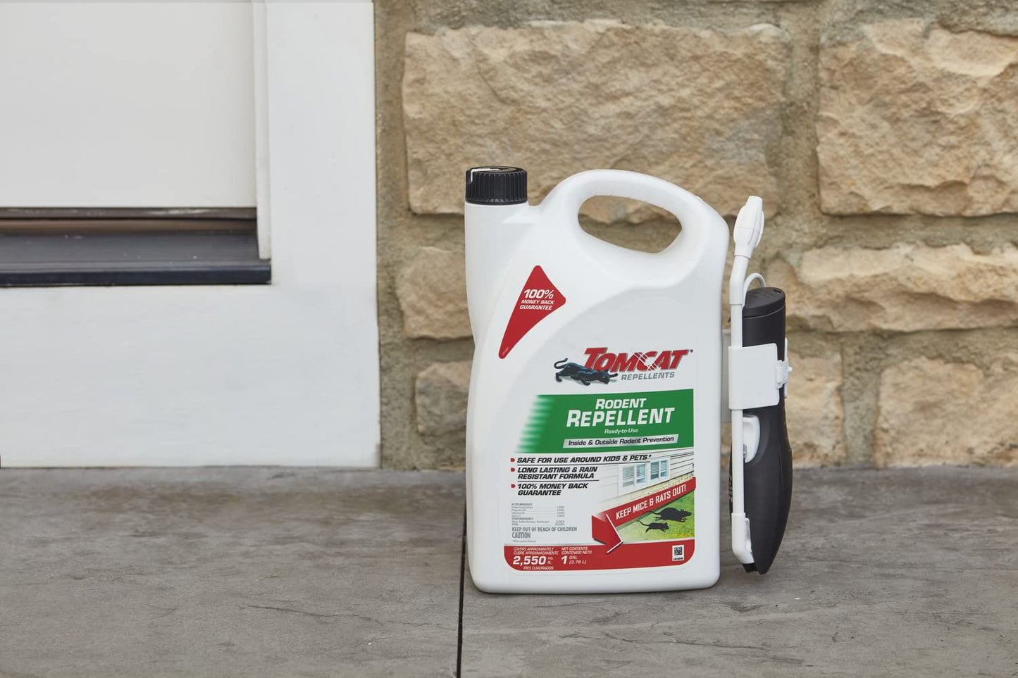 Tomcat Rodent Repellent for Indoor and Outdoor Mouse and Rat Prevention, Ready-to-Use, 1 gal. (2-Pack)