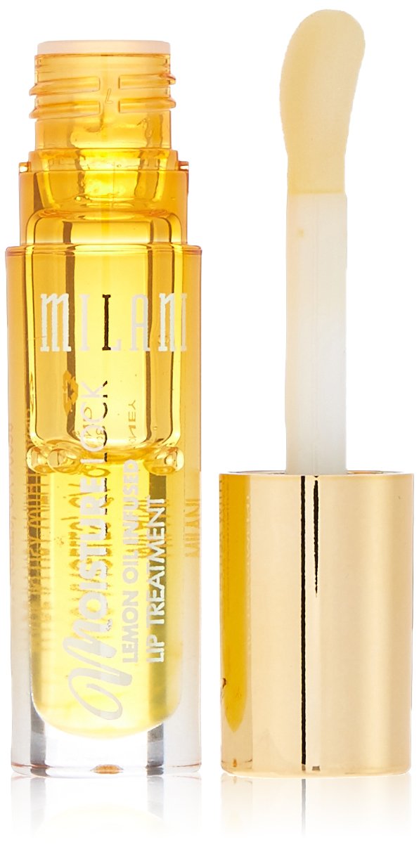 Milani Moisture Lock Oil Infused Lip Treatment, Healing Lemon Honey, 0.10 Ounce