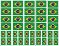 40 Brazil Flag Temporary Tattoos – Party Favors