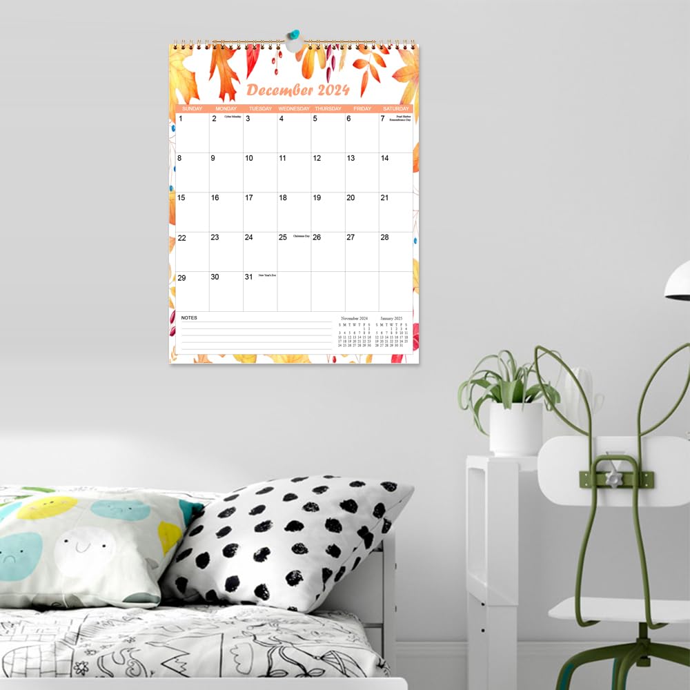 2024-2025 Calendar - Wall Calendar from May 2024 to June 2025, 14 Monthly Calendar with Seasonal Designs for Planning and Organizing for Home or Office, 11.5 x 14.5 In Calender 2024-2025 Monthly