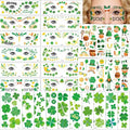 32 St Patrick's Day Temporary Tattoos - Shamrock & Clover Stickers