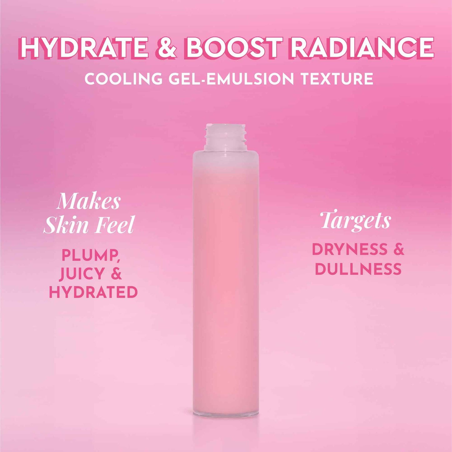 Glow Recipe Refill Pink Juice Water Gel Face Moisturizer for Women, Men & Teens - Hydrating Hyaluronic Acid, Radiance Boosting, Non-Comedogenic, Oil-Free, Lasting Korean Skin Care for Oily Skin, 60ml