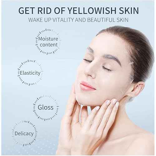 Brightening Face Sheet Mask, Set of 10 - Japanese Hydrating Beauty Skincare with Sakura Extract for Women and Men - Moisturising Anti Aging Facial Treatment - Ideal for Sensitive Skin