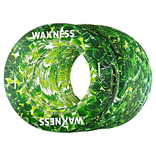 Waxness Waxing Protection Collars 50 Pack Green Fits Most 14-16 Ounces Tins and Pots