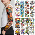 52pc Temporary Tattoos for Kids - Mermaid, Unicorn & Dinosaur