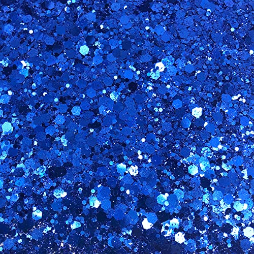 Dark Royal Blue - Face & Body Glitter - Chunky Glitter - Cosmetic Grade - Uses Include: Festival Rave Makeup Face Body Nails Resin Arts & Crafts, Resin, Tumblers