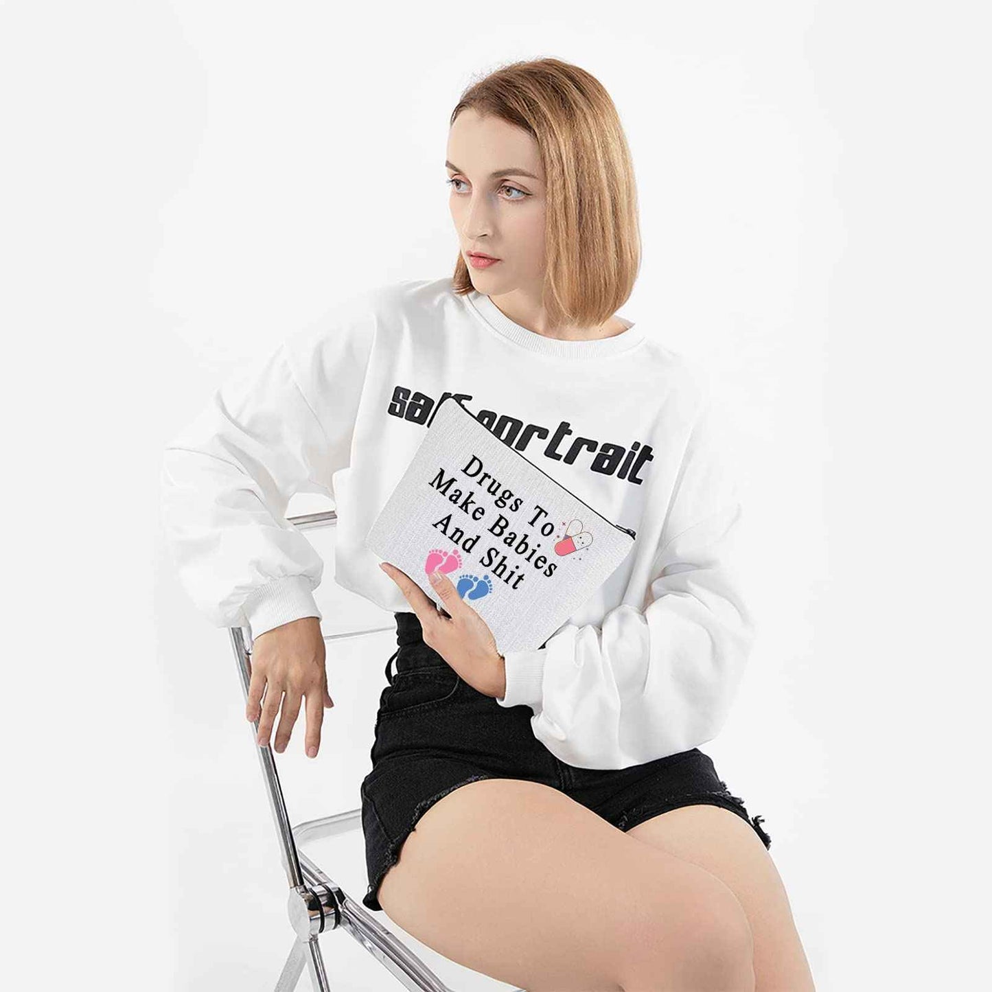 IVF Merch IVF Medicine Bag Drugs To Make Babies And Shit Meds Bag Infertility Gift Infertility Treatment Gift (Drugs To Make Babies bag)