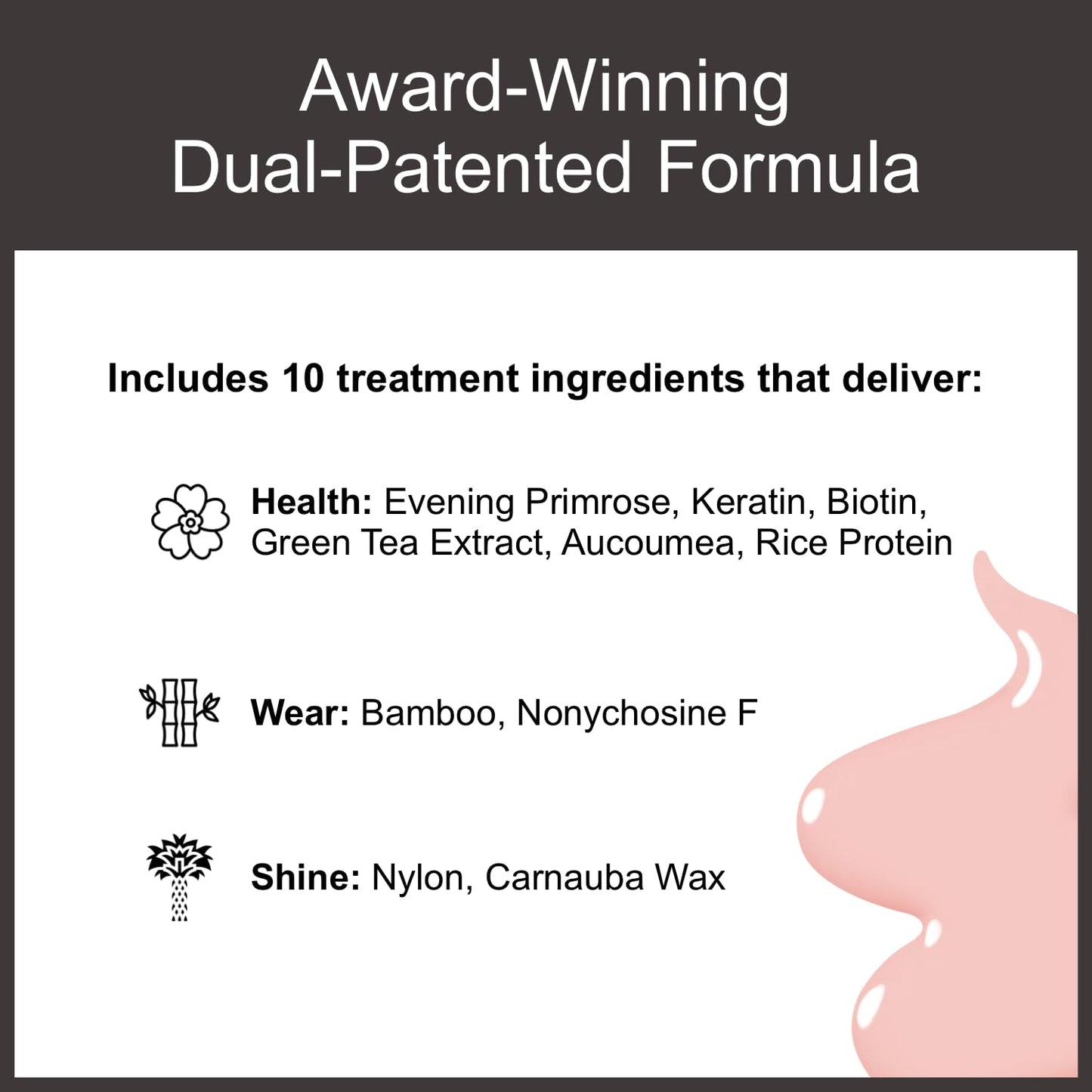 Deborah Lippmann Gel Lab Pro Nail Polish Treatment Enriched for Nail Health, Wear, and Shine No Animal Testing, 21 Free, Vegan Pink Colors