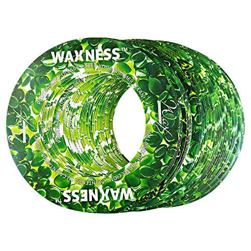 Waxness Wax Necessities Assorted Protection Collars Green Yellow Red for 14 Ounces Tins Fits Most Brands 150 Pack