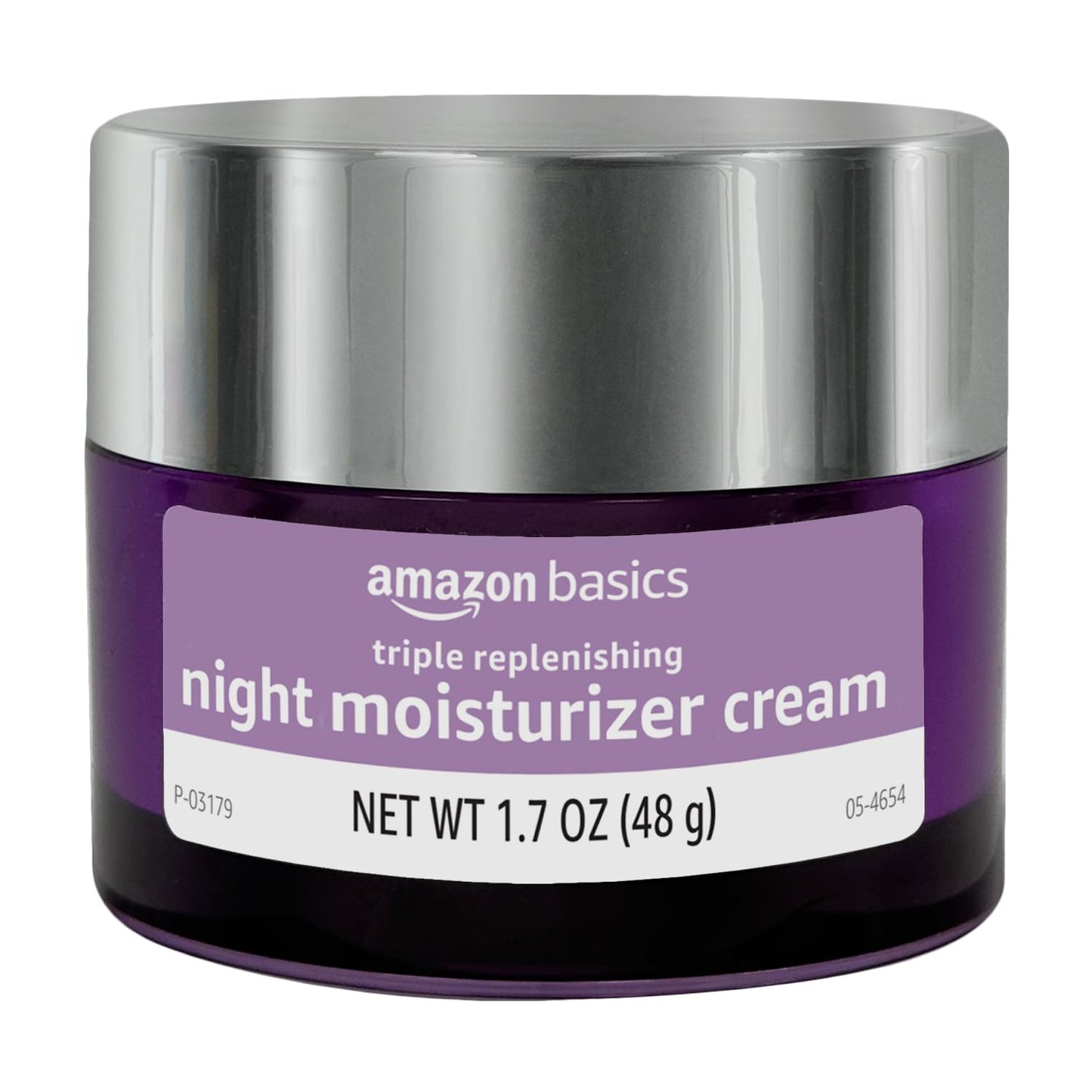 Amazon Basics Triple Replenishing Moisturizer, Night Cream, 1.7 Ounces, 1-Pack