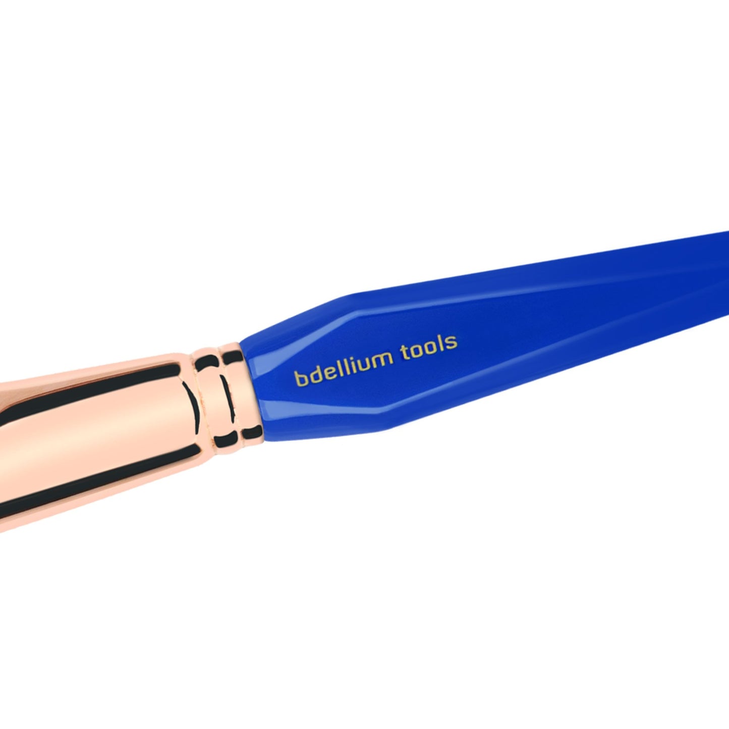 Bdellium Tools Professional Makeup Brush - Golden Triangle 988 BDHD Phase I - With All Vegan and Soft Synthetic Fibers, For Precise Application & Blending (Blue, 1pc)