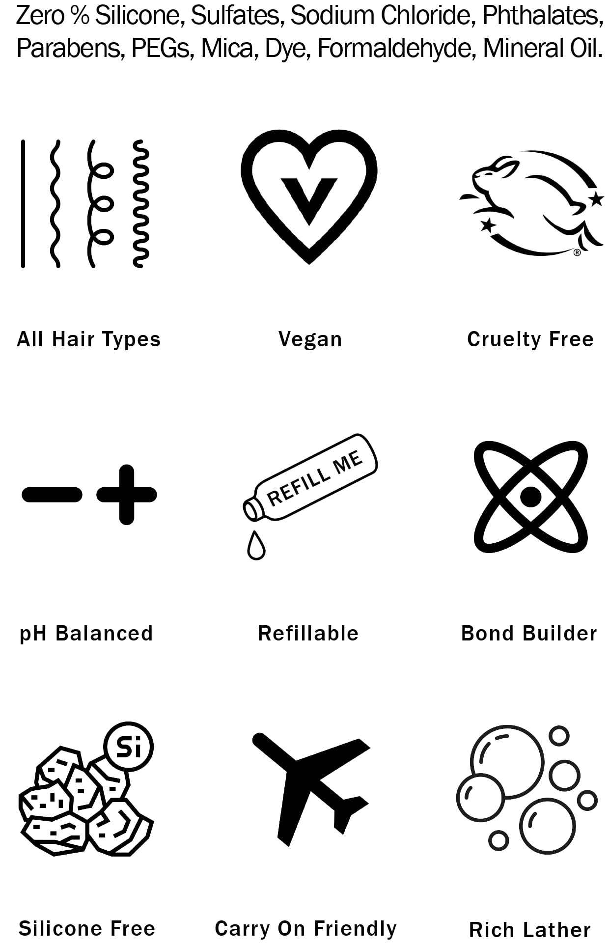 Roze + Quartz Serene Shampoo with Facet Fix™ Bond Builder (8.5 Ounce 250ml)