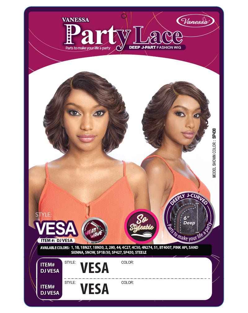 Vanessa Party Lace Synthetic Hair Deep J Part Wig-DJ VESA (51)