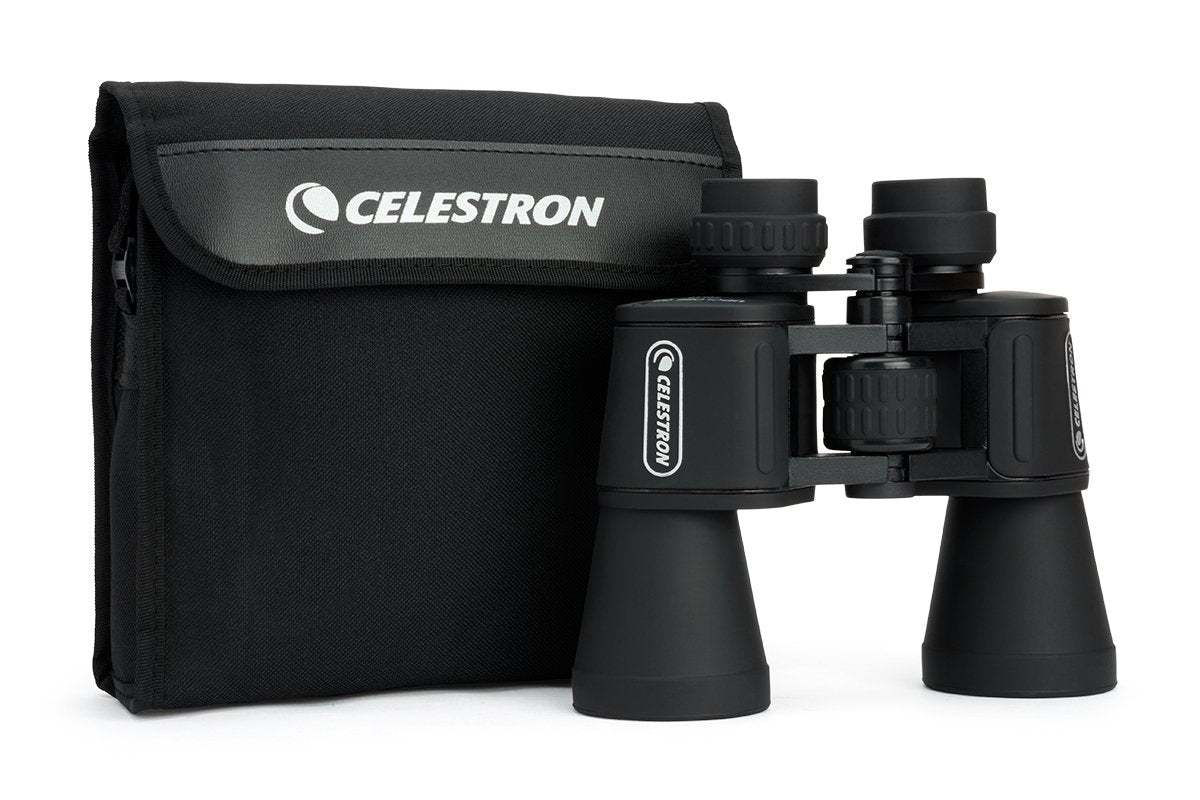 Celestron – UpClose G2 20x50 Porro Binoculars with Multi-Coated BK-7 Prism Glass – Water-Resistant Binoculars with Rubber Armored and Non-Slip Ergonomic Body for Sporting Events