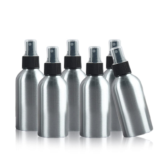 1st Choice 1.7 oz 6 PCS Aluminum Spray Bottles-Reusable Fine Mist Spray Bottles, Leak Proof Nozzle Travel Spray Bottle, Misting Spray Bottles for Cosmetic Fragrance, Hair Styling, Facial Mist