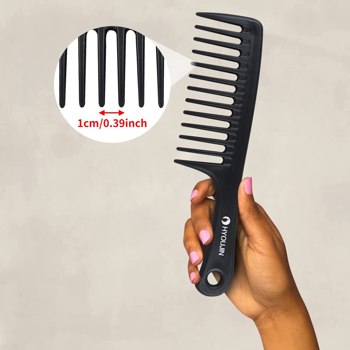 HYOUJIN Wide Tooth Combs For Women Comb Detangler Thick Comb Large Combs For Hair Combs For Curly Hair