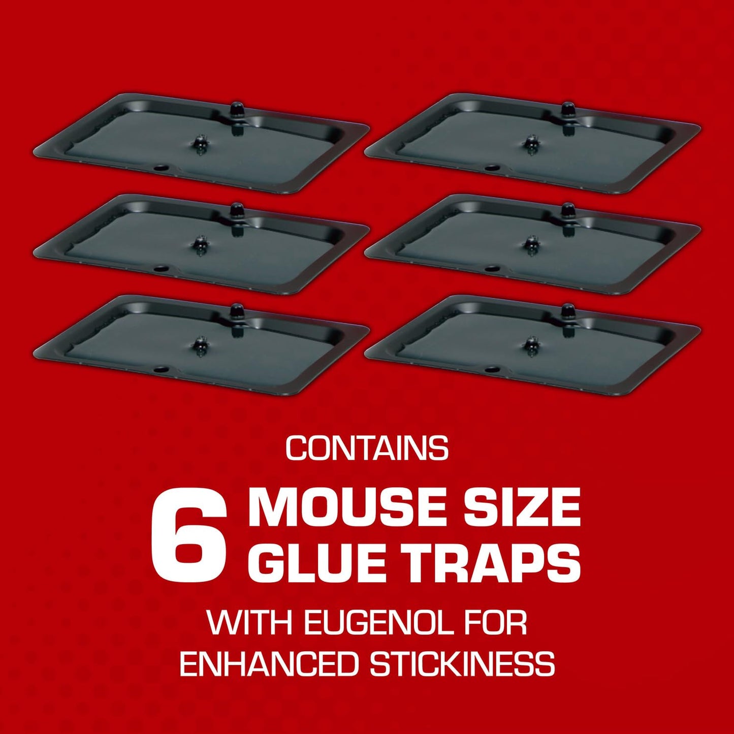 Tomcat Mouse Trap with Immediate Grip Glue for Mice, Cockroaches, Spiders, and Scorpions, Ready-To-Use, 4 Traps