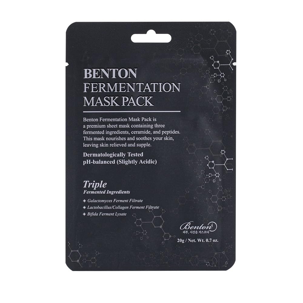 BENTON] Fermentation Mask Pack [10ea] - Wrinkle Care/Nourishing/Giving Radiant Glow/K-beauty/Korean Cosmetic/Skin Care