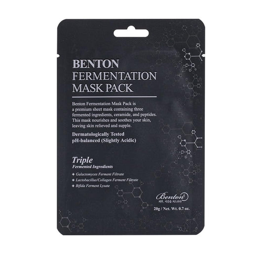 BENTON] Fermentation Mask Pack [10ea] - Wrinkle Care/Nourishing/Giving Radiant Glow/K-beauty/Korean Cosmetic/Skin Care