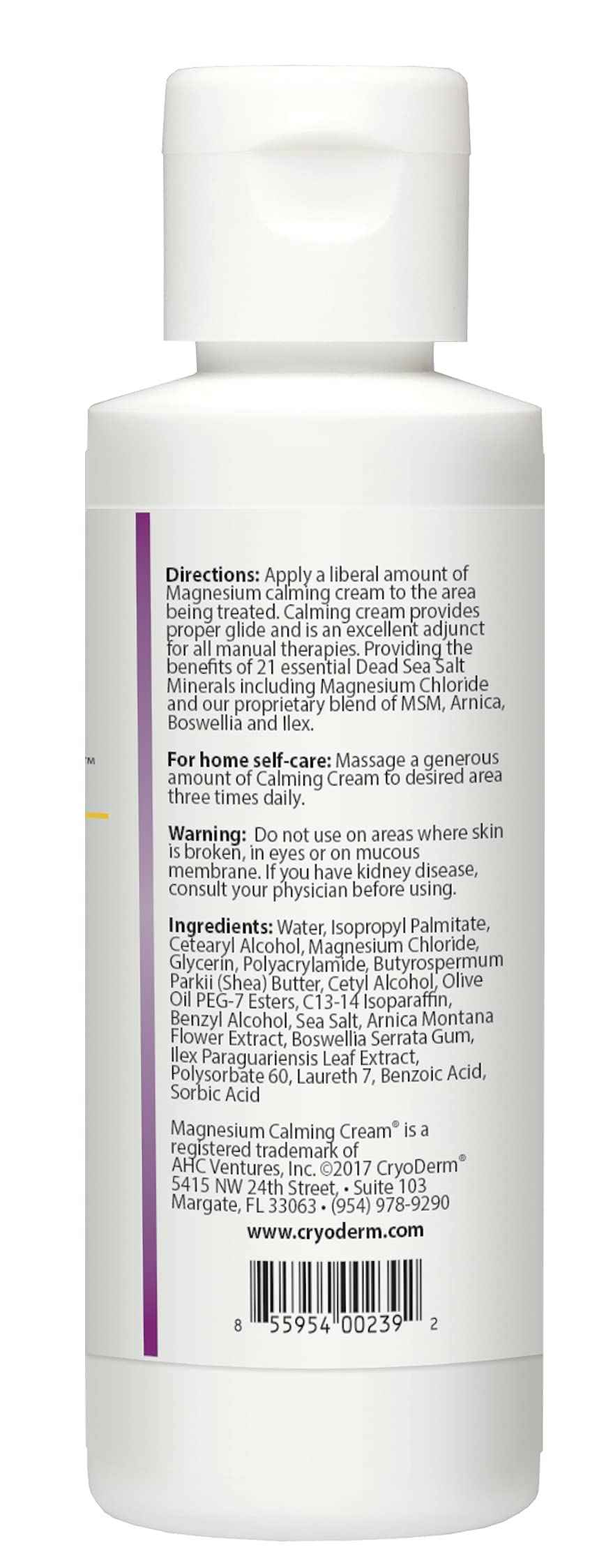 Magnesium Calming Cream 4 oz