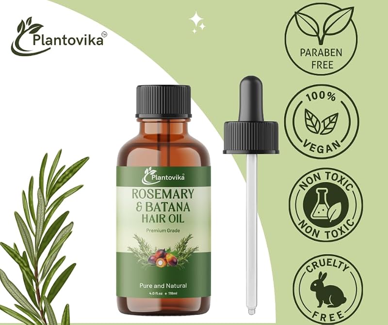 Rosemary & Batana Hair Growth Oil 4oz – Natural Treatment