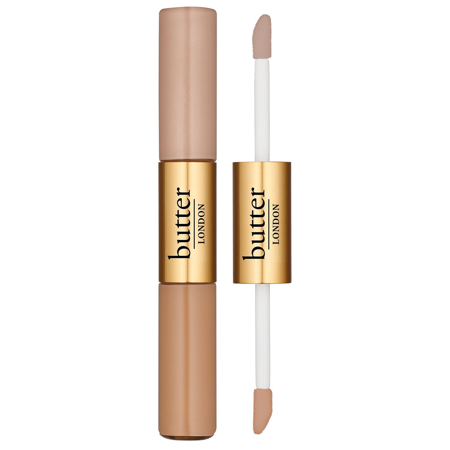 butter LONDON LumiMatte 2-in-1 Concealer & Brightening Duo, Under-Eye Brightener, Light to Medium Coverage, Lightweight Formula, Cruelty-Free, Oil Free- Medium