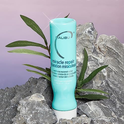 Malibu C Miracle Repair Hair Mask - 9 oz Deep Conditioner for Damaged Hair