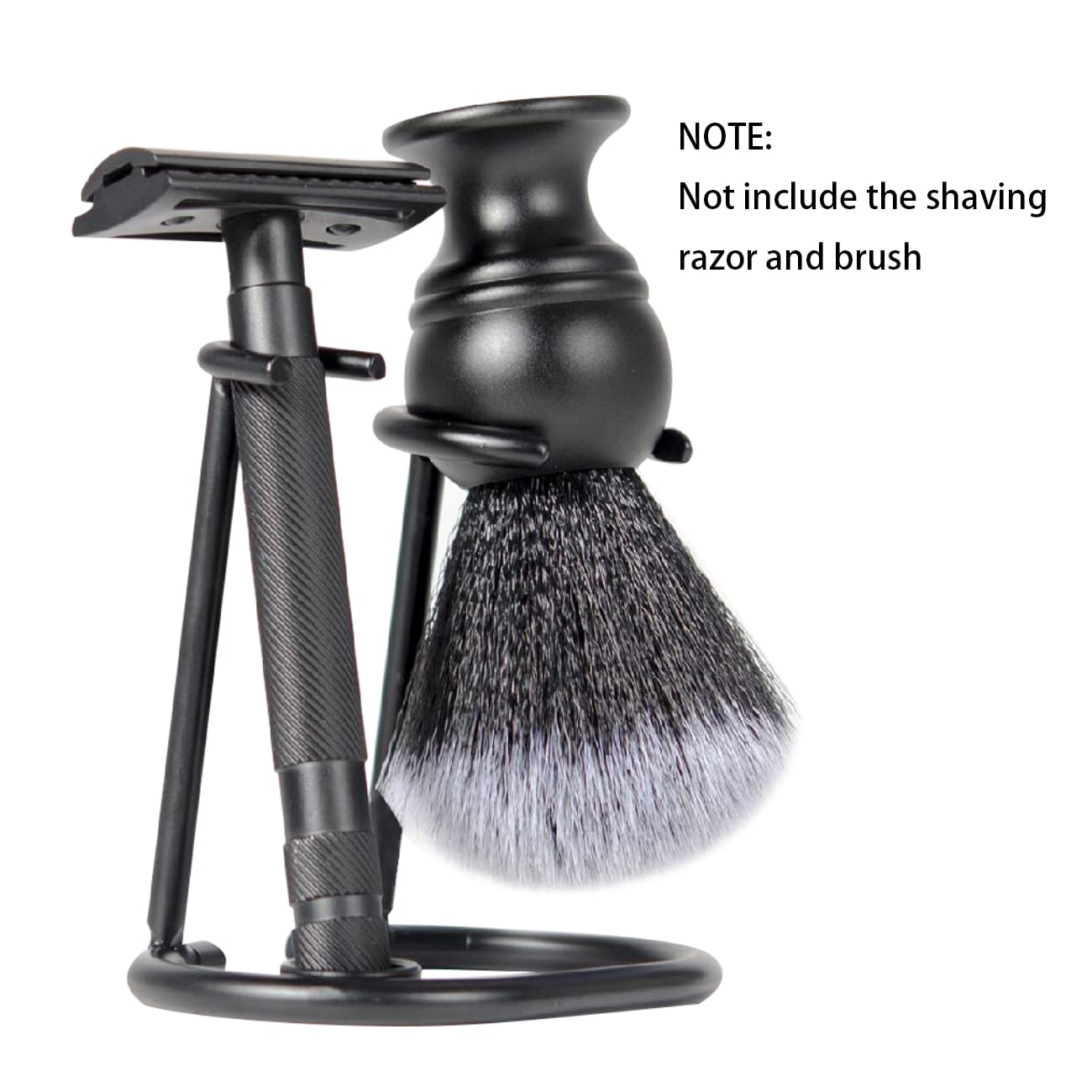 Shaving Razor and Brush Stand Universal Holder for Safety Razor and Straight Razor Storage Shave Brush Holder