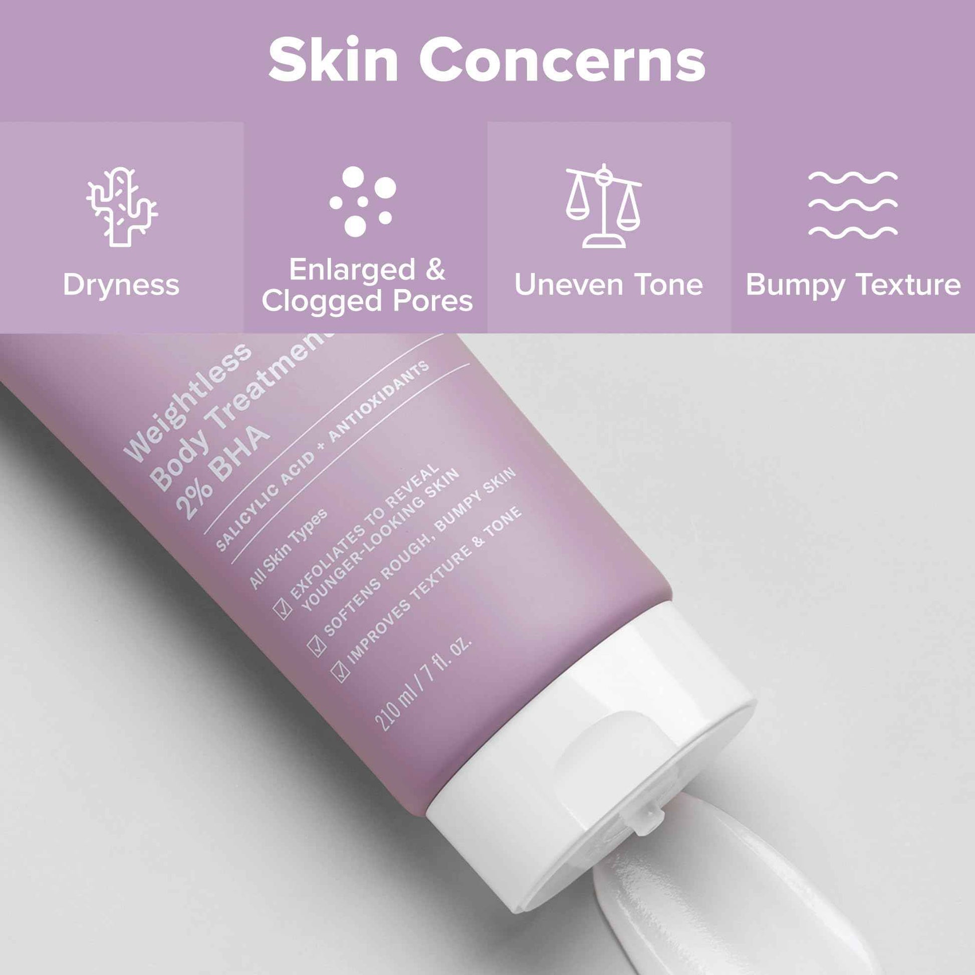 Paula's Choice Weightless Body Lotion Treatment 2% BHA, Salicylic Acid & Chamomile Lotion Exfoliant, Body Moisturizer for Keratosis Pilaris (KP) Prone Skin & Clogged Pores, Fragrance-Free