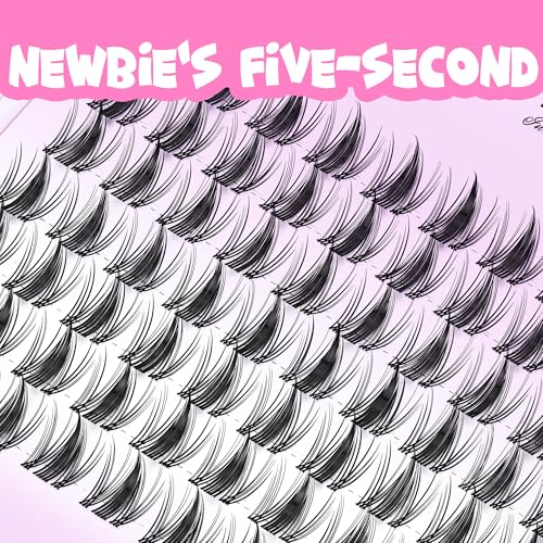 VEYESBEAUTY Lash Clusters 12mm Wispy DIY Eyelash Extensions