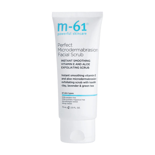 M-61 Perfect Microdermabrasion Facial Scrub- Skin-soothing scrub and mask with vitamin E, kaolin & aloe