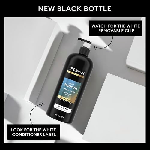 TRESemm? Silky & Smooth Anti-Frizz Conditioner for Frizzy Hair Formulated With Pro Style Technology 28 Fl Oz