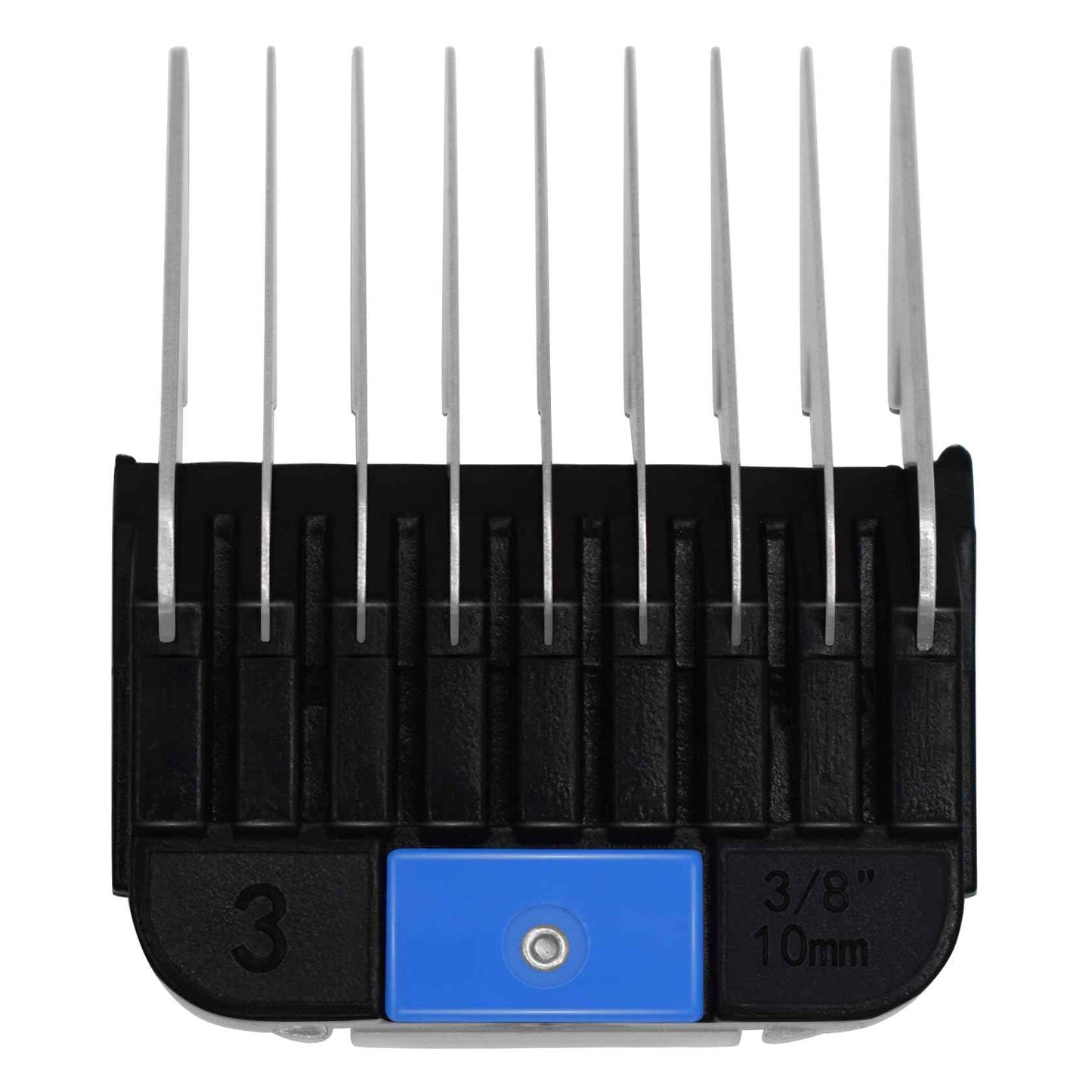 Professional Animal Stainless Steel Attachment Guide Guard Combs for A5 Style Detachable Blade Pet Groomers, 1/8"-1" Compatible with Wahl KM Series Andis AG BG Oster A5 A6 Animal Clippers (#3-3/8")