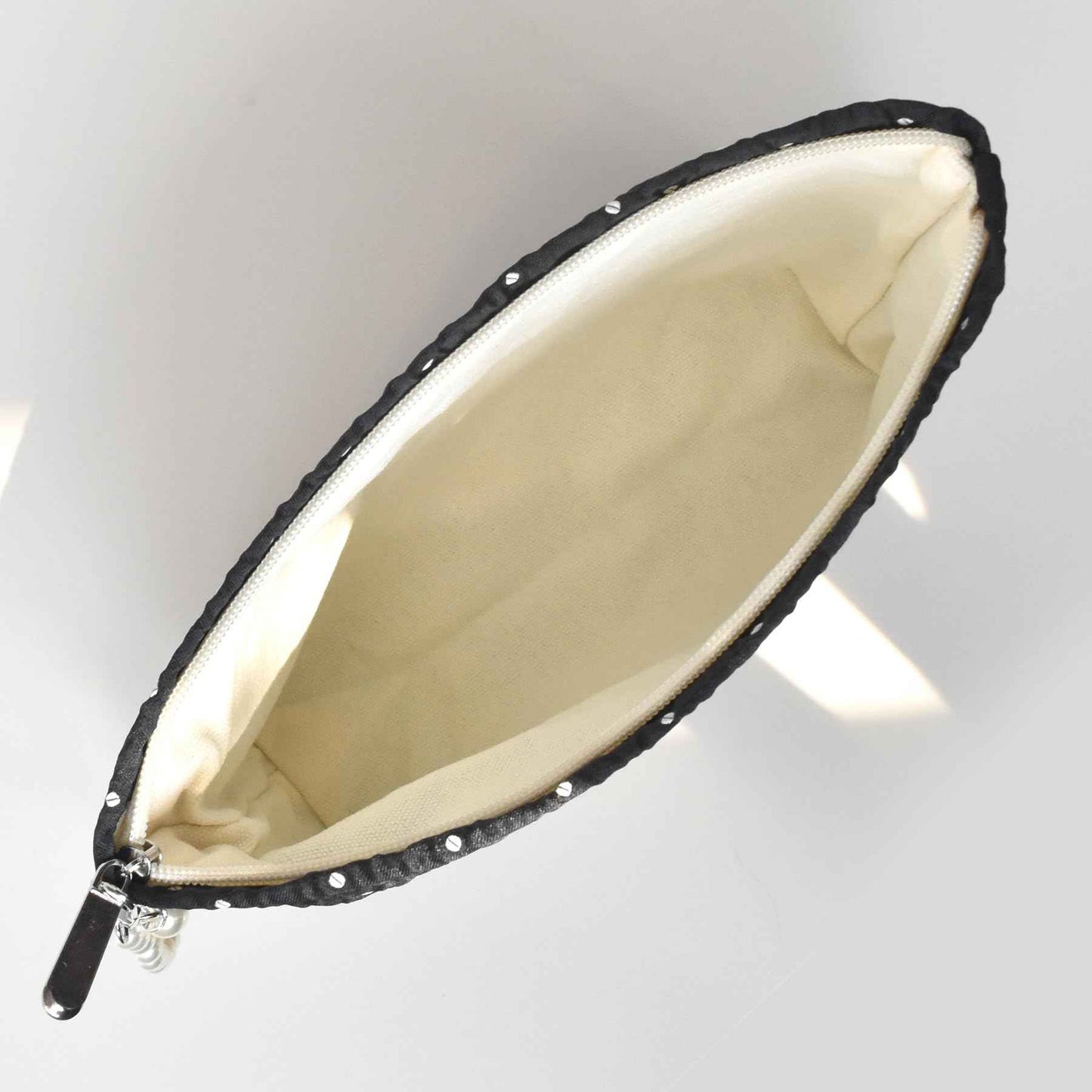 KeYaMee Makeup Bag Travel Cosmetic Bags for Purse Women Organizer Pouch Toiletry Bags with Zipper Large Capacity 037 polka