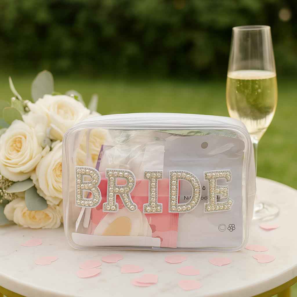 Bridal Emergency Kit for Wedding Day – Bride Survival Kit with Essential Items – Wedding Day Emergency Supplies for Bride, Maid of Honor, Women, and Bridal Party – Includes Makeup Bag