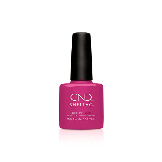 CND Shellac Gel Nail Polish, Long-lasting NailPaint Color with Curve-hugging Brush, Pink/Rose/Fuchsia Polish, 0.25 fl oz