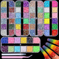 20000pcs 2mm Crystal Nail Rhinestones Kit with Storage Box