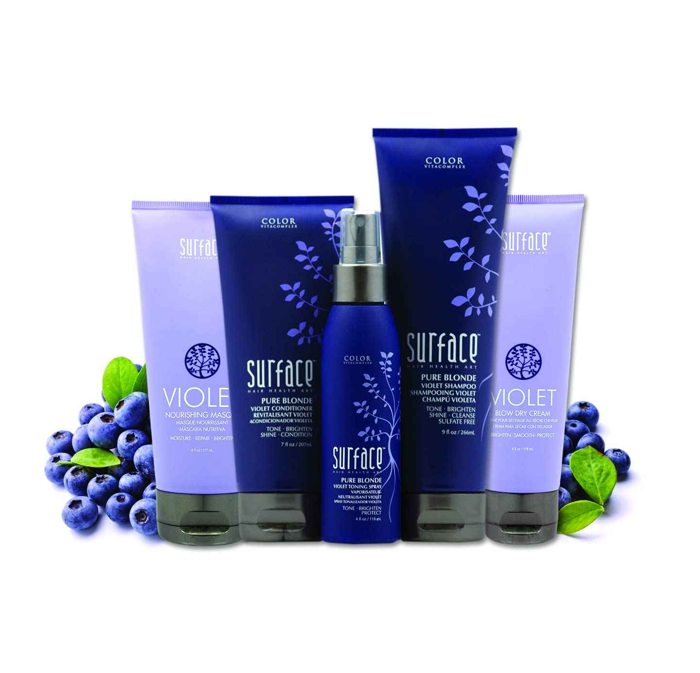 Surface Hair Pure Blonde Violet Conditioner, 7 Fl Oz (Pack of 1)