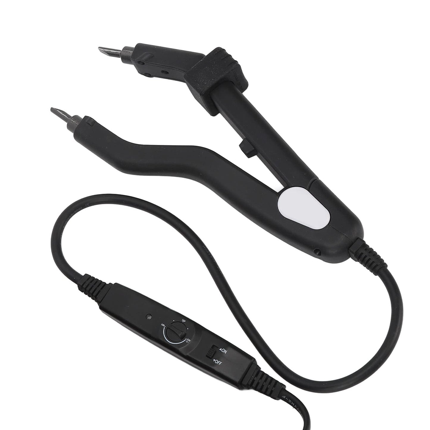 Hair Extensions Tool, Temperature Change Professional Even Heating Heat Iron Connector Easy To Clean Stylish For Hair Salon (US Plug)