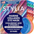 Stylia Collagen & Vitamin C Under Eye Patches for Puffy Eyes Dark